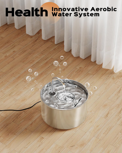 Cat Water Fountain Stainless Steel