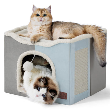 Bedsure Cat Beds for Indoor Cats 16.5x16.5x13 inches